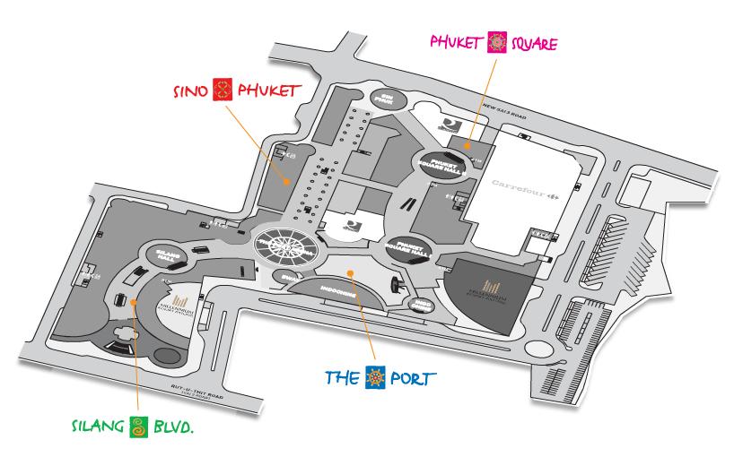 プーケット ミレニアムリゾート パトンビーチに宿泊 Millennium Resort Patong Phuket ジャンクセイロン地図 Junkgceylon 地図 全体図